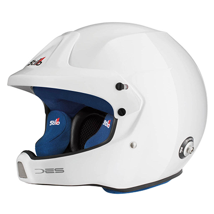 Stilo WRC DES Turismo Composite FHR Helmet SA2015 White/Blue